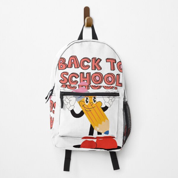 Item preview, Cartoon groovy pencil character with smile designed and sold by Luamor.