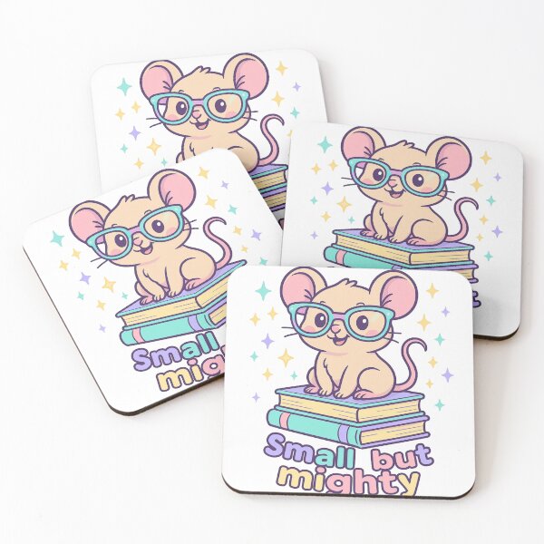 Item preview, Small But Mighty – Mouse Shirt, Vaporwave Inspirational Cartoon Design designed and sold by LEO Vaporwave.