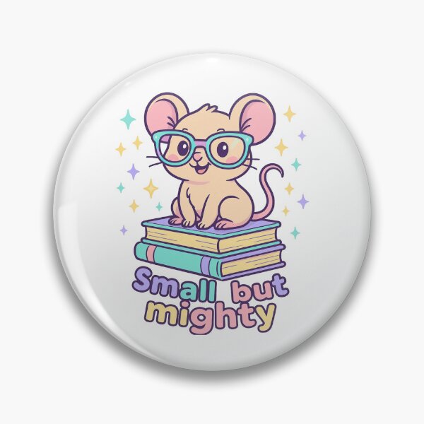 Item preview, Small But Mighty – Mouse Shirt, Vaporwave Inspirational Cartoon Design designed and sold by LEO Vaporwave.