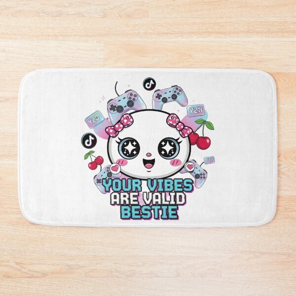Item preview, Your Vibes Are Valid Bestie – Kawaii Y2K Gamer Aesthetic Digital Art designed and sold by AnnDesignStudio.