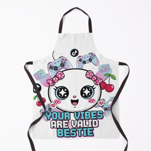 Item preview, Your Vibes Are Valid Bestie – Kawaii Y2K Gamer Aesthetic Digital Art designed and sold by AnnDesignStudio.