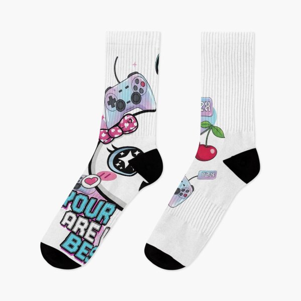 Item preview, Your Vibes Are Valid Bestie – Kawaii Y2K Gamer Aesthetic Digital Art designed and sold by AnnDesignStudio.