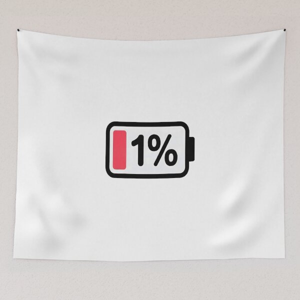 Item preview, Low Battery  Warning Sticker designed and sold by stylishsketcher.