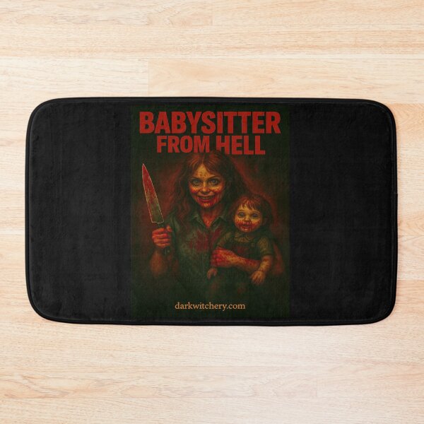 Item preview, Babysitter from Hell/ Creepy Horror Babysitter Art designed and sold by Dark Witchery.