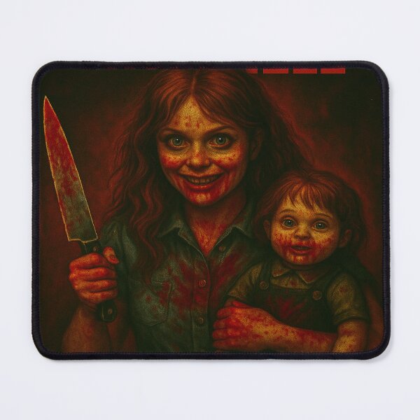 Item preview, Babysitter from Hell/ Creepy Horror Babysitter Art designed and sold by Dark Witchery.