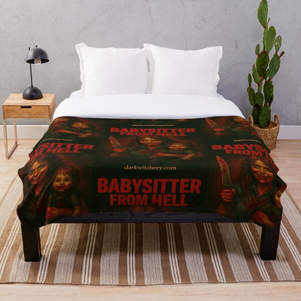 Item preview, Babysitter from Hell/ Creepy Horror Babysitter Art designed and sold by Dark Witchery.