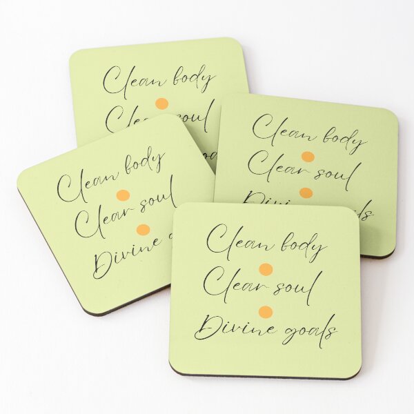 Item preview, Clean body, Clear Soul, Divine Goals designed and sold by Thewelllife.