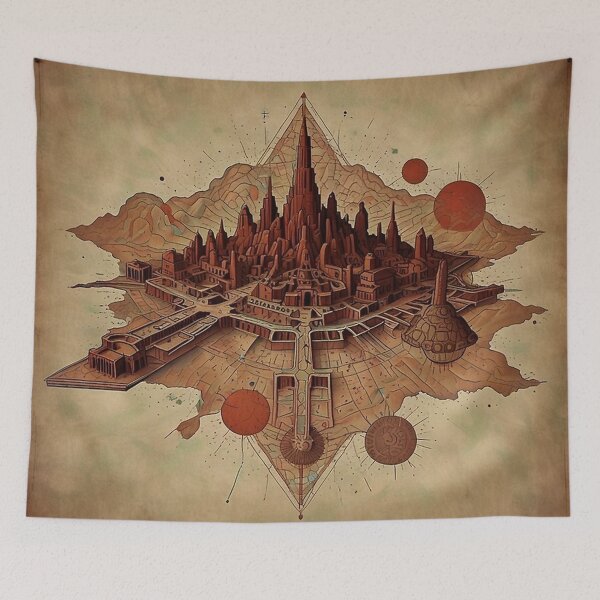 Item preview, Cosmic Citadel's Reflection designed and sold by VA Design.