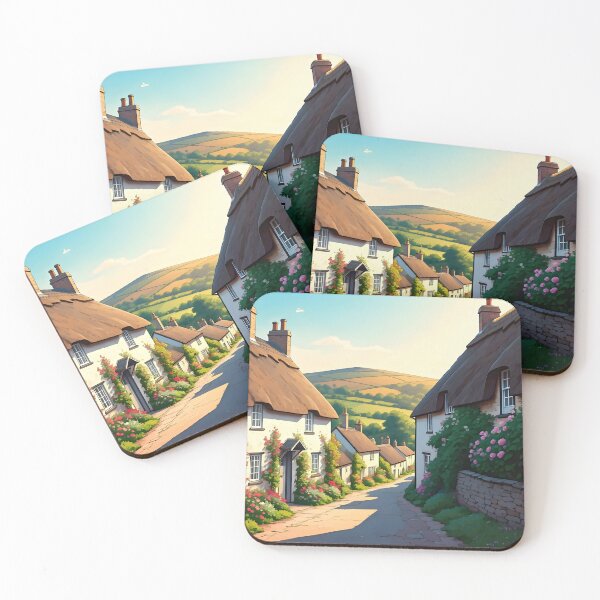 Item preview, Buckland-in-the-Moor: Warm Summer Morning in Devon designed and sold by LSVart.