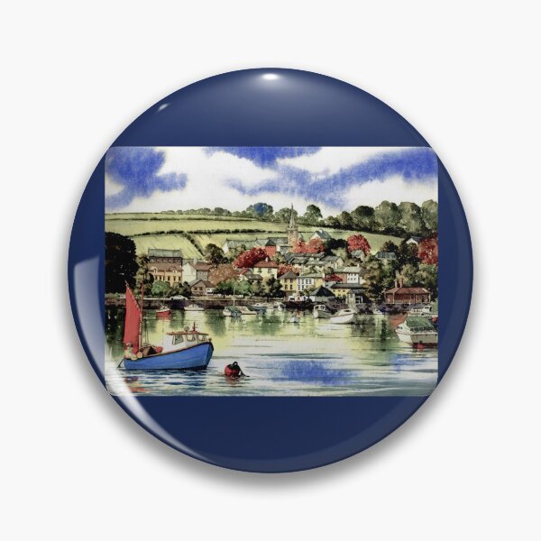 Item preview, Tides in at Kingsbridge2（watercolour + AI) designed and sold by artsmeow.