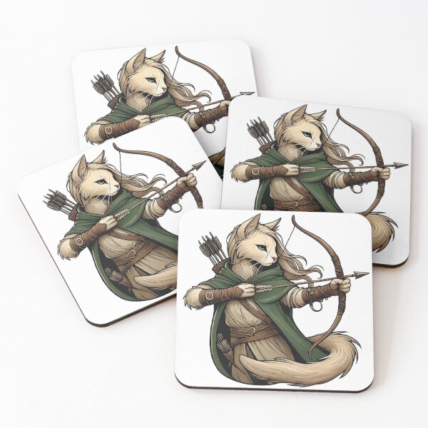 Item preview, Cat as archer designed and sold by NerdvanaDsg.