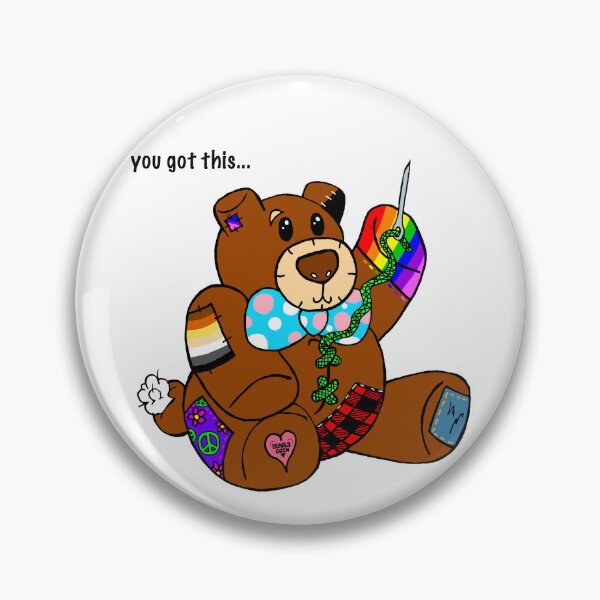 Item preview, Patchwork Bear designed and sold by BearlyGoin.