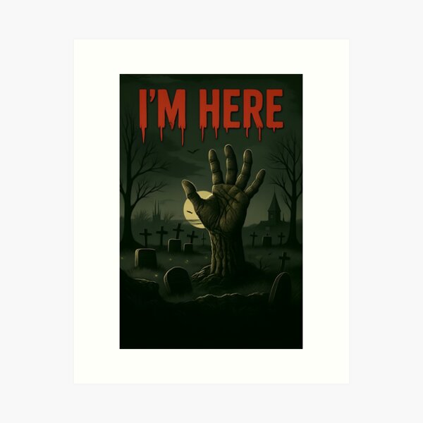Item preview, Zombie Hand - I'm here designed and sold by NightTimeJ.