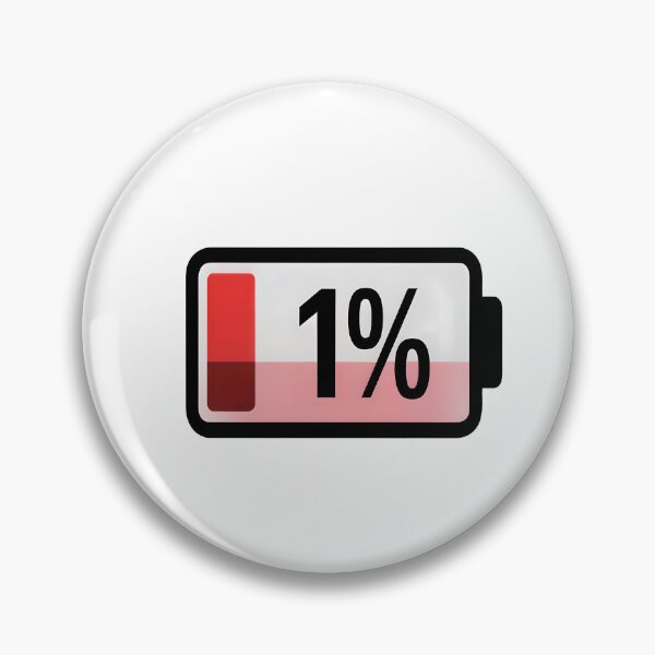Item preview, Low Battery  Sticker designed and sold by stylishsketcher.