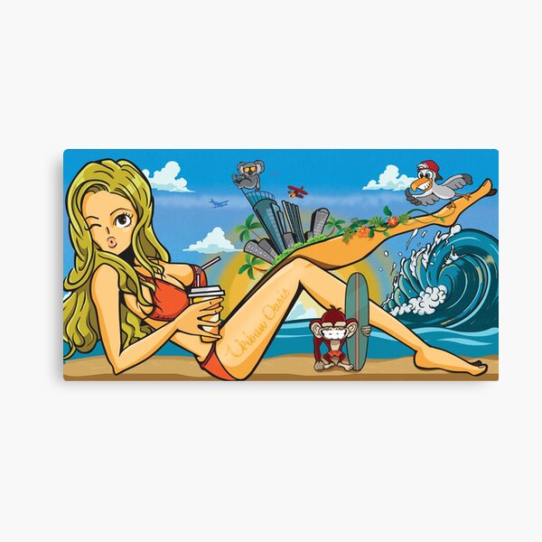 Urban Oasis Gold Coast Canvas Print