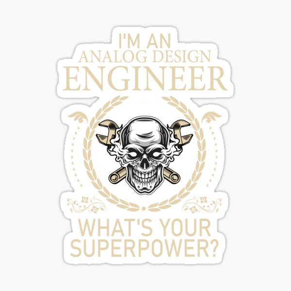 Artikel-Vorschau von Lustiger Analog-Design-Ingenieur Was ist deine Superkraft, designt und verkauft von LifeGoods103.