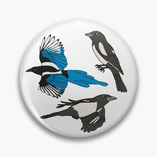Item preview, Magpie’s  designed and sold by Leapingdoe.