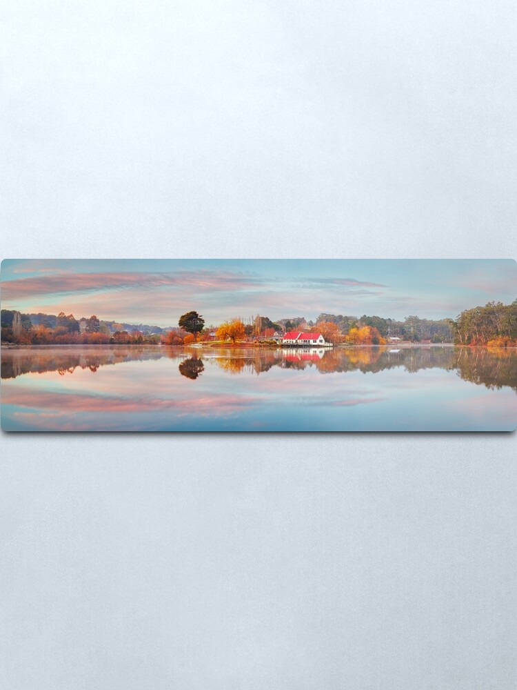Alternate view of Lake Daylesford Boat House, Victoria, Australia Metal Print