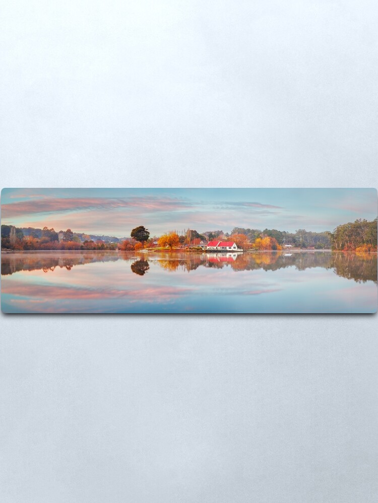 Alternate view of Lake Daylesford Boat House, Victoria, Australia Metal Print