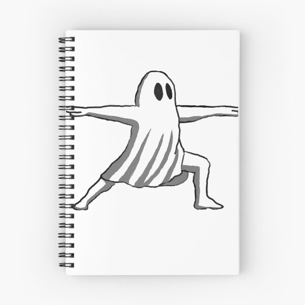 Item preview, Ghost In Warrior II Pose - Ghost Yoga designed and sold by SilentBanshee-.