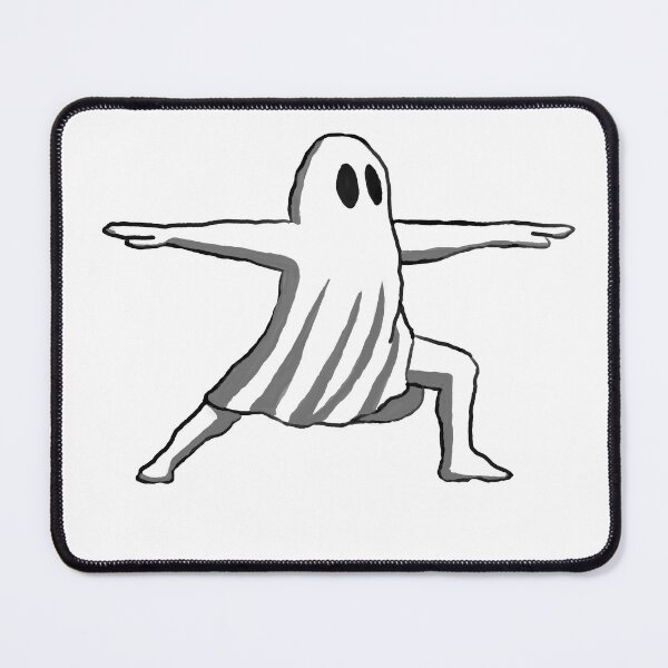 Item preview, Ghost In Warrior II Pose - Ghost Yoga designed and sold by SilentBanshee-.
