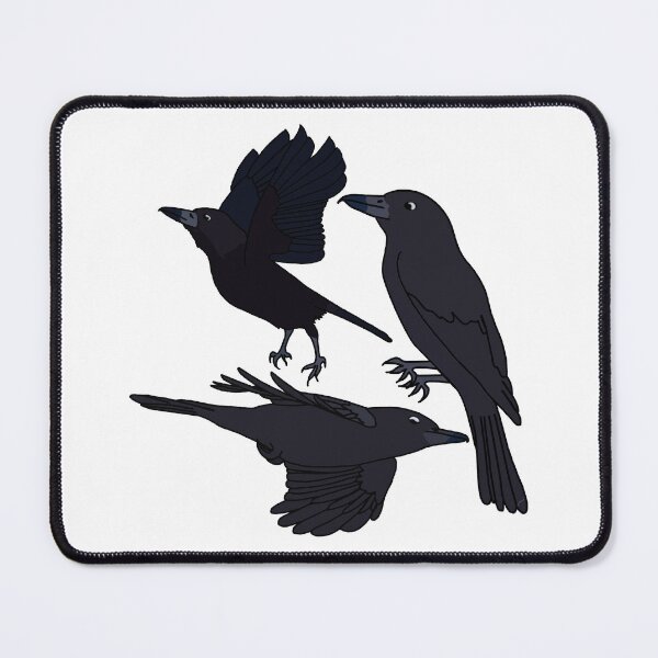 Item preview, Black Butcherbirds designed and sold by Leapingdoe.