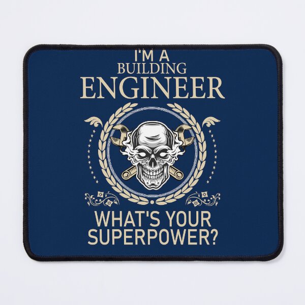 Item preview, Funny Building Engineer What's Your Superpower designed and sold by LifeGoods103.