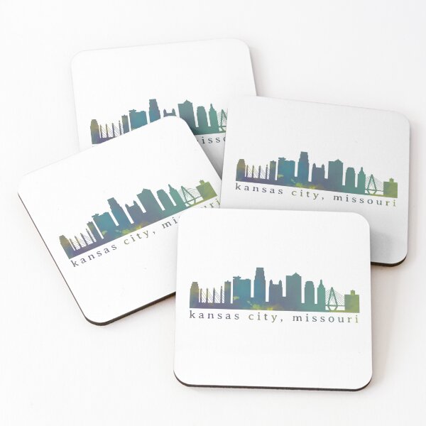 Item preview, Kansas City Skyline Splattered Colors designed and sold by calliew1217.