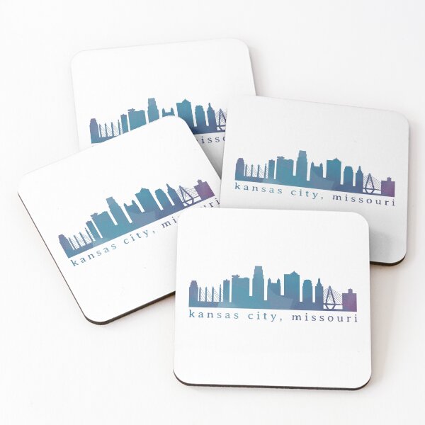 Item preview, Kansas City Skyline Splattered Colors designed and sold by calliew1217.