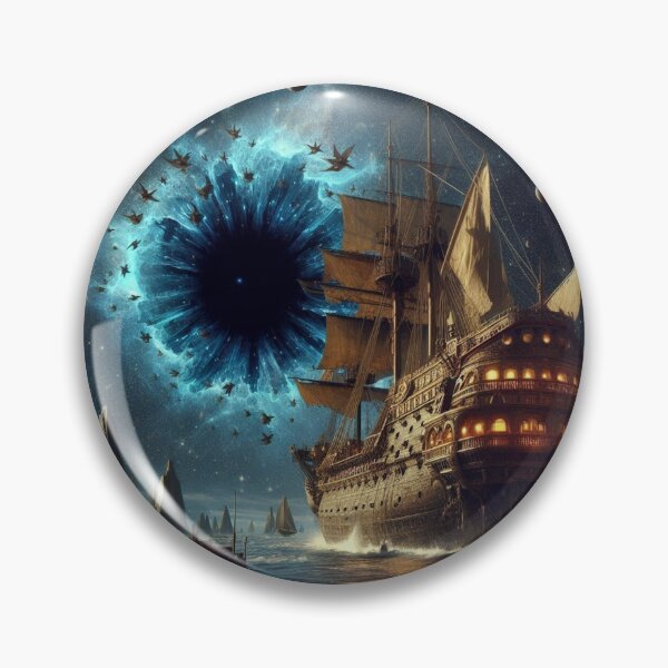 Item preview, black hole and sailing ship designed and sold by Dogandesighn.