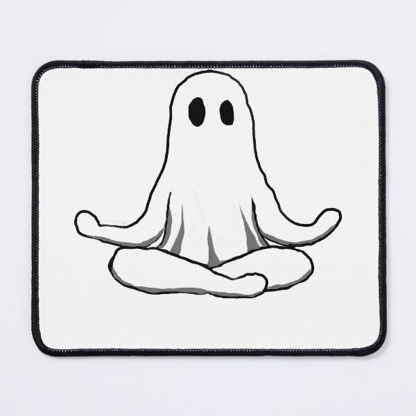 Item preview, Ghost In Lotus Pose - Ghost Yoga designed and sold by SilentBanshee-.