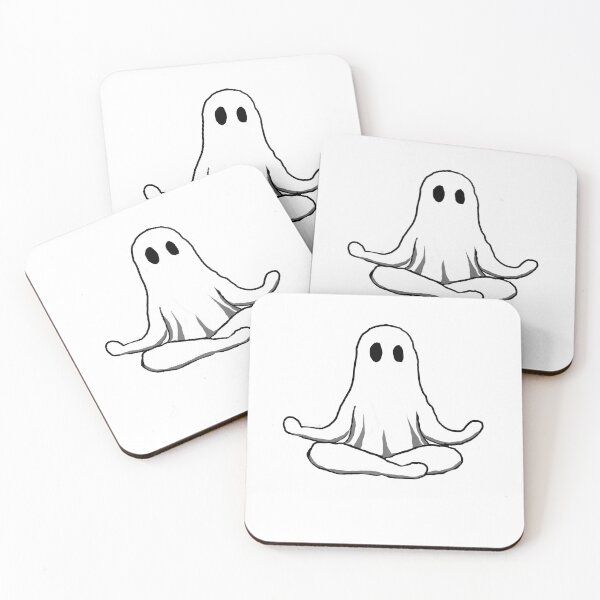 Item preview, Ghost In Lotus Pose - Ghost Yoga designed and sold by SilentBanshee-.