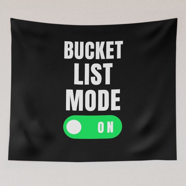 Item preview, Bucket list mode on funny bucket list trip vacation traveler designed and sold by snowry.
