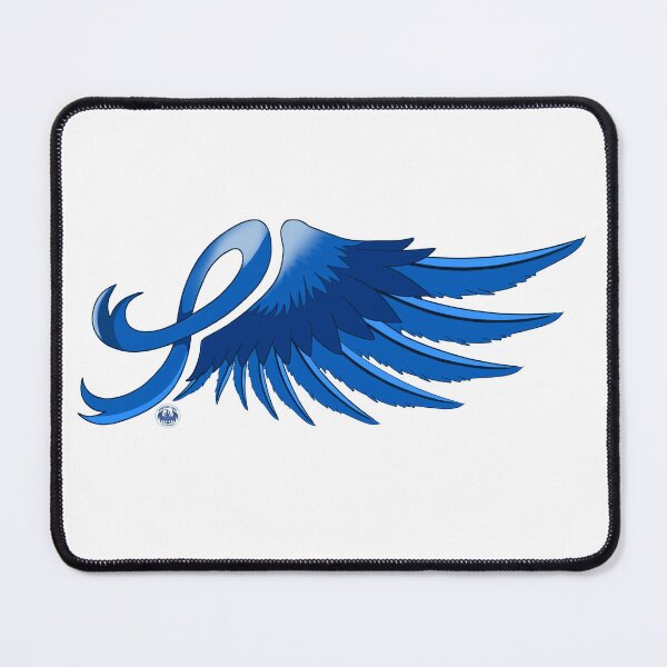 Item preview, Blue Ribbon + Anti-bullying. Addiction Recovery, Prostate Cancer, Colorectal Cancer and Hydrocephalus. designed and sold by Gothickangel Studios.