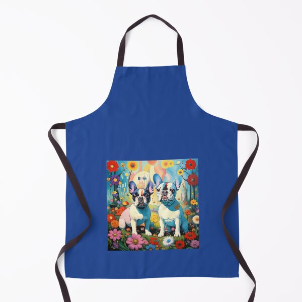 Item preview, Gemini. French bulldogs among exotic flowers. designed and sold by Natalia-Vlad.