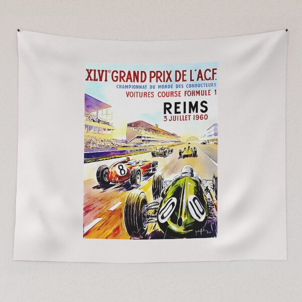 Item preview, Blast from the past Reims Vintage poster 1960 designed and sold by Helios Be. Lavsh.
