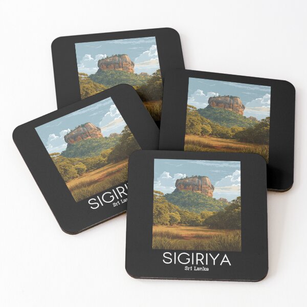 Item preview, A Vintage Illustration of Sigiriya - Sri Lanka  designed and sold by GoodOldVintage.
