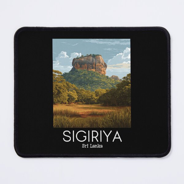 Item preview, A Vintage Illustration of Sigiriya - Sri Lanka designed and sold by GoodOldVintage.