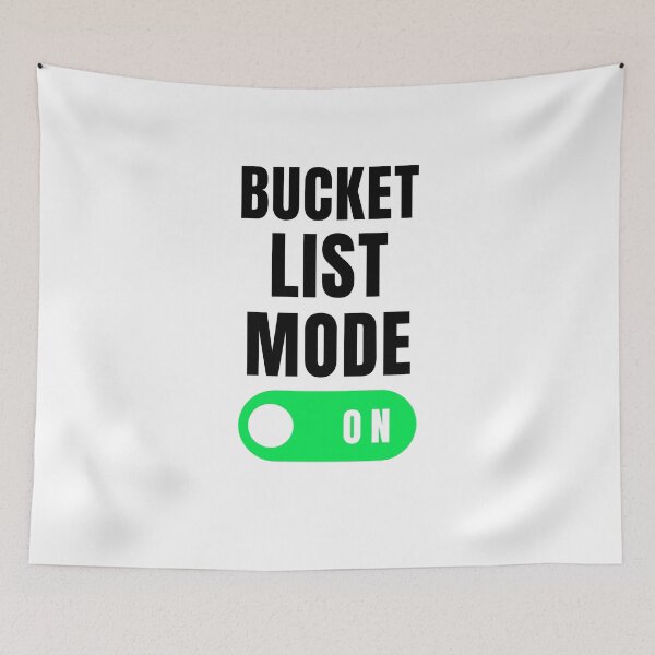 Item preview, Bucket list mode on funny bucket list trip vacation designed and sold by snowry.