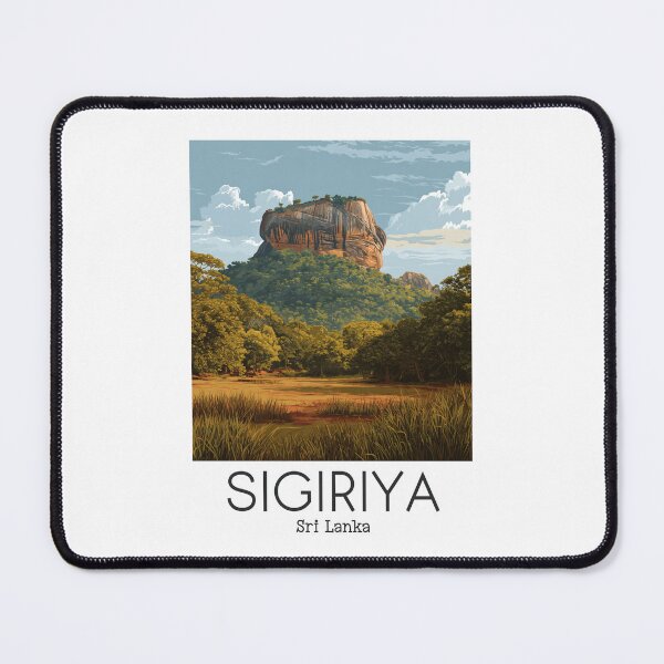 Item preview, A Vintage Illustration of Sigiriya - Sri Lanka designed and sold by GoodOldVintage.