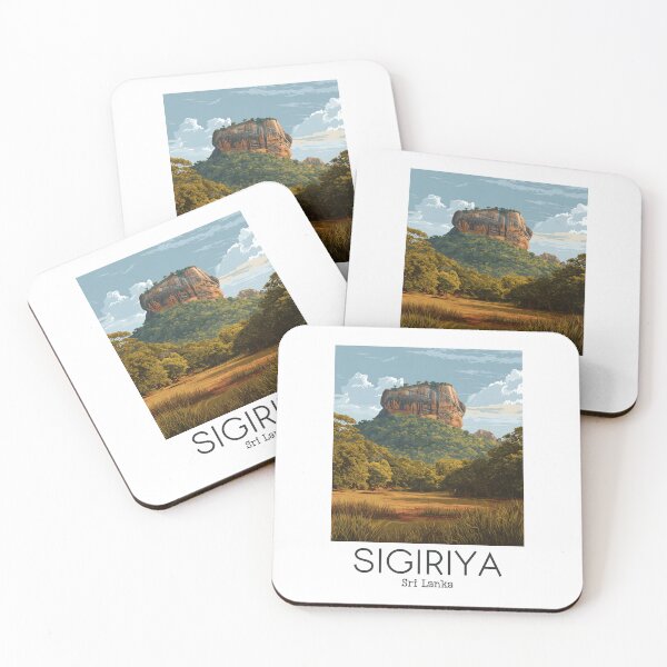 Item preview, A Vintage Illustration of Sigiriya - Sri Lanka  designed and sold by GoodOldVintage.