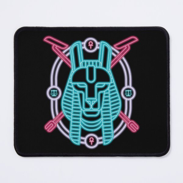 Item preview, Neon Egyptian God Anubis designed and sold by MythoCulture.