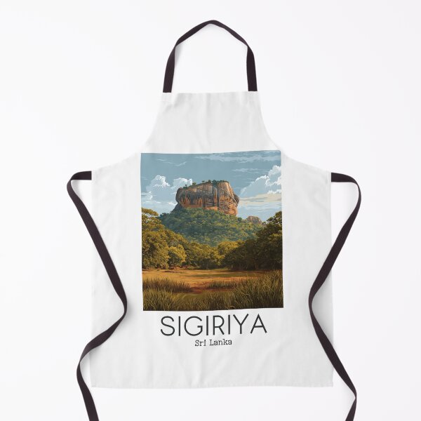 Item preview, A Vintage Illustration of Sigiriya - Sri Lanka  designed and sold by GoodOldVintage.