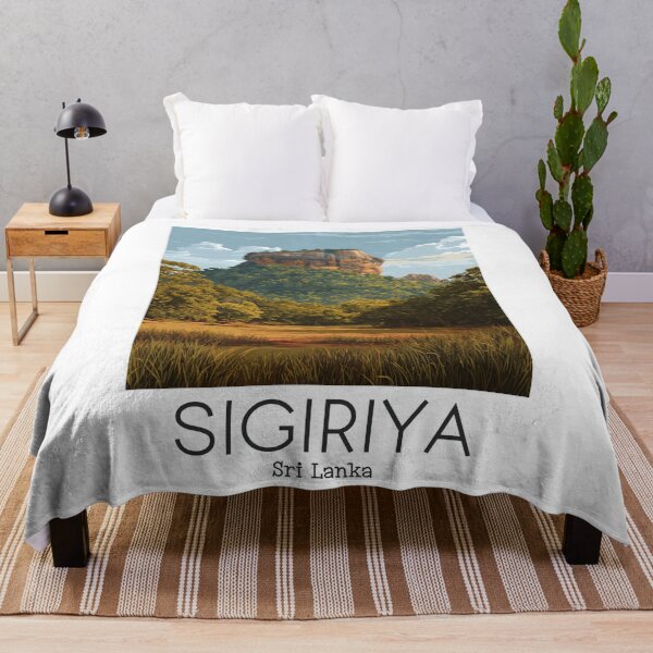 Item preview, A Vintage Illustration of Sigiriya - Sri Lanka  designed and sold by GoodOldVintage.