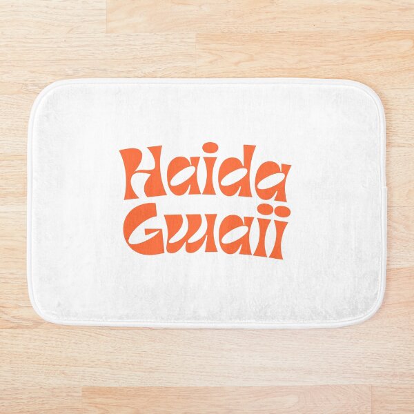 Item preview, Haida Gwaii - Bold Orange Font designed and sold by ROB604.
