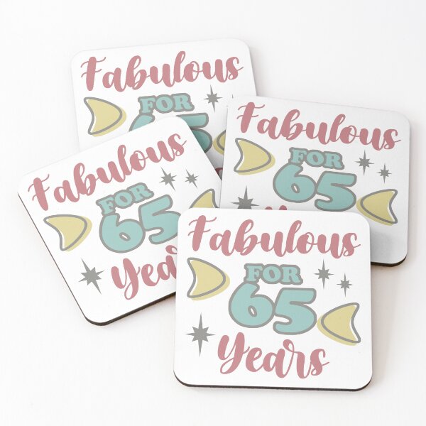 Item preview, Fabulous 65th Birthday For Women designed and sold by thepixelgarden.