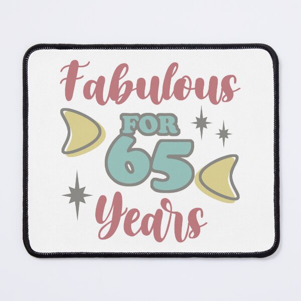 Item preview, Fabulous 65th Birthday For Women designed and sold by thepixelgarden.