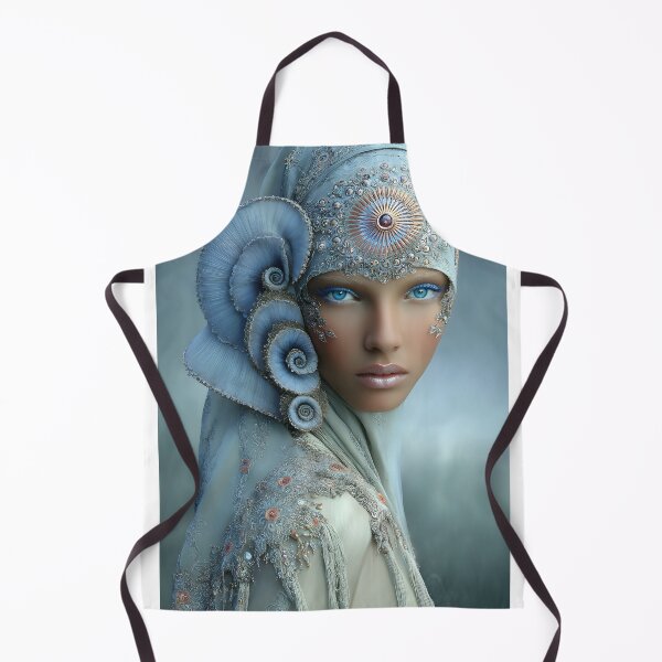 Item preview, Elegantly Dressed Woman with Intricate Headscarf designed and sold by Artessie.