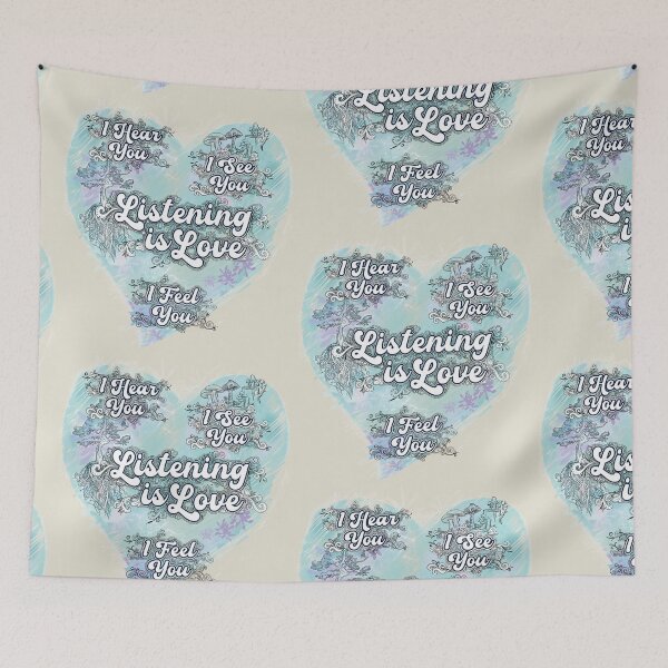 Item preview, Listening Is Love designed and sold by LindaLaforgeArt.