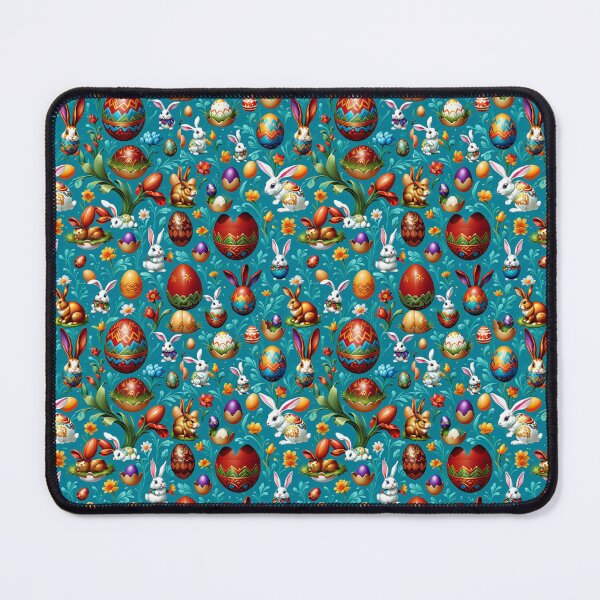 Item preview, Easter Eggs and Bunnies Seamless Pattern designed and sold by Korral.